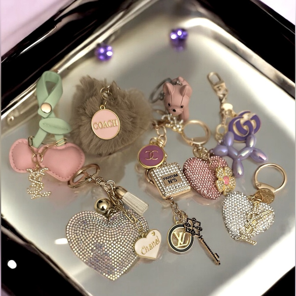 LIVE LISTING Bag and Keychain Charms